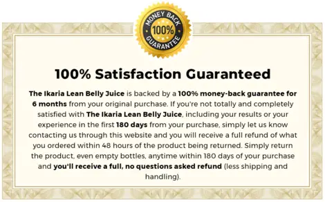 100% MONEY BACK GUARANTEE